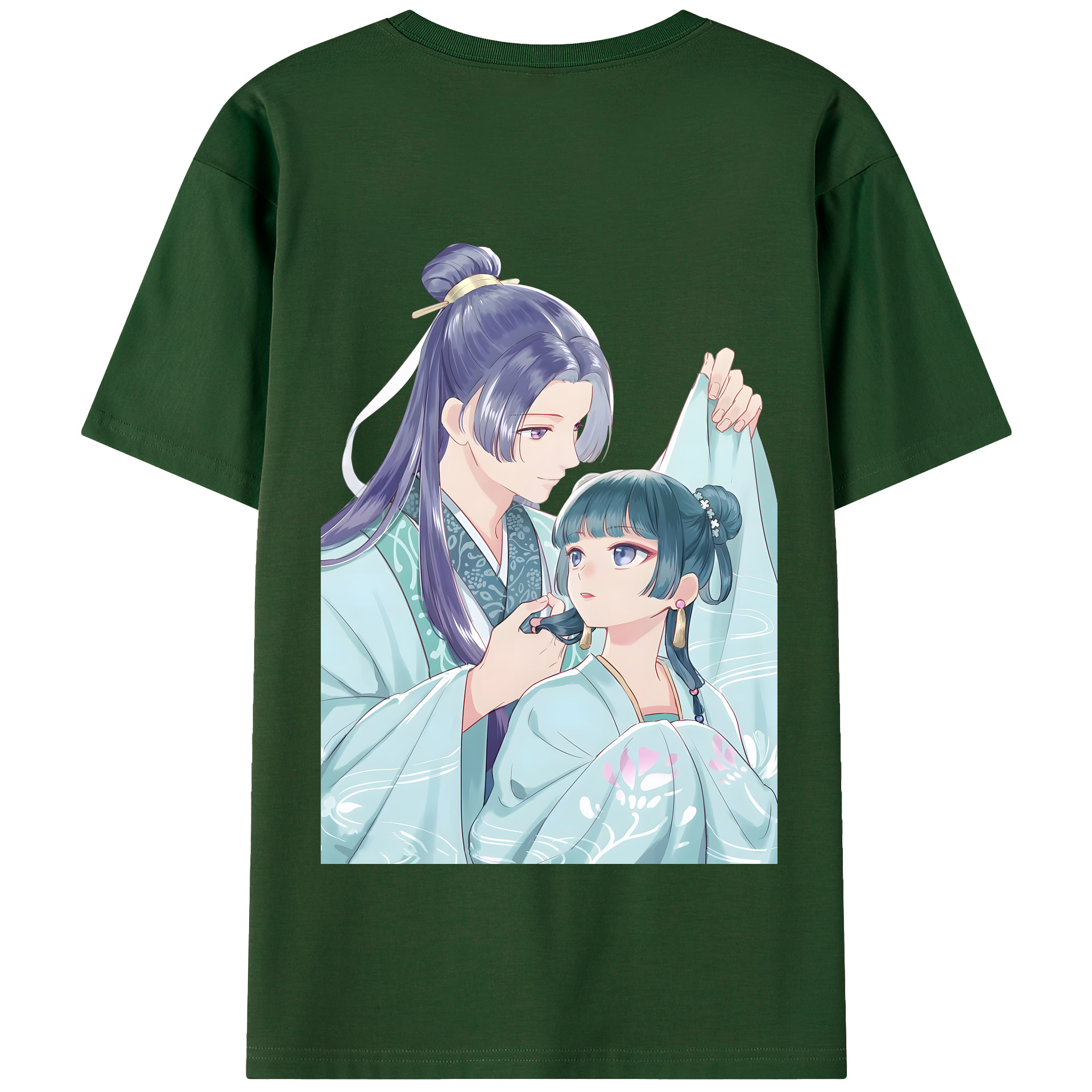 （画像用） 薬屋のひとりごと The Apothecary Diaries 綿100％半袖Tシャツ（背面プリント）